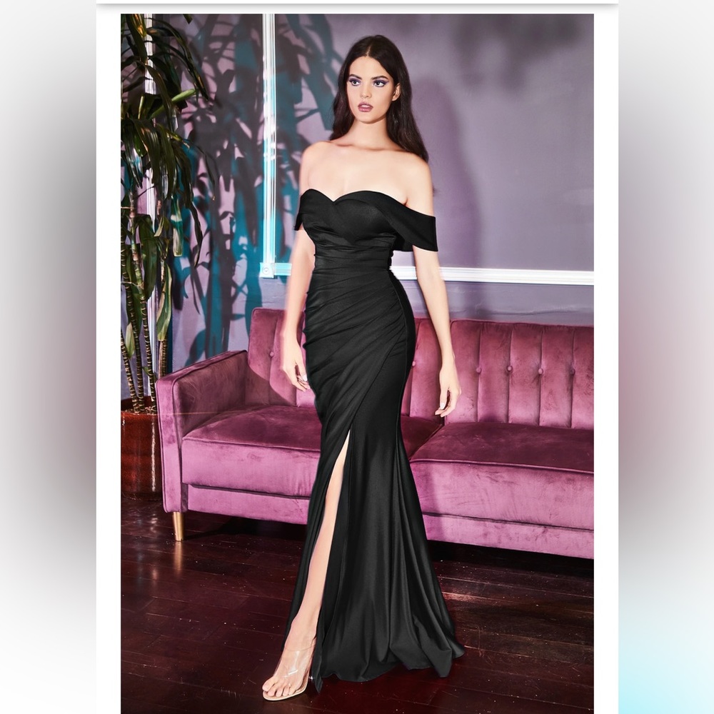 Cinderella Divine Collection black evening gown, Size 12